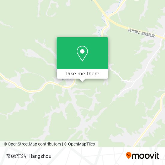 常绿车站 map