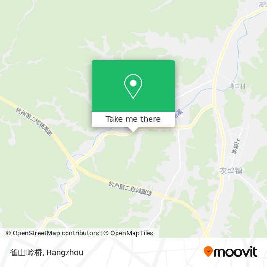 雀山岭桥 map
