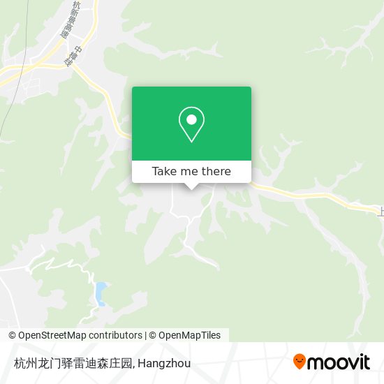 杭州龙门驿雷迪森庄园 map