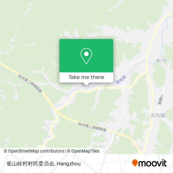 雀山岭村村民委员会 map