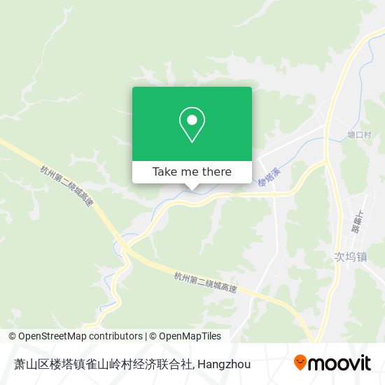 萧山区楼塔镇雀山岭村经济联合社 map
