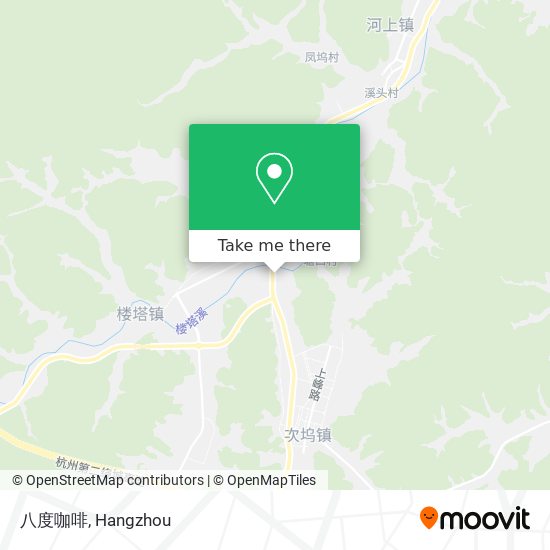 八度咖啡 map