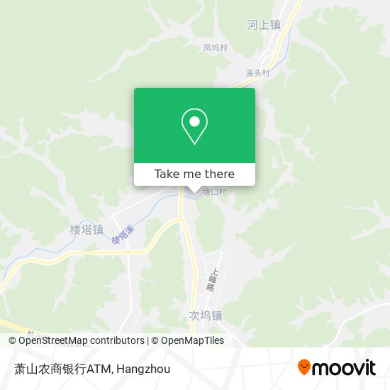萧山农商银行ATM map