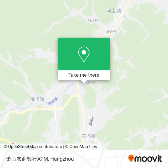 萧山农商银行ATM map
