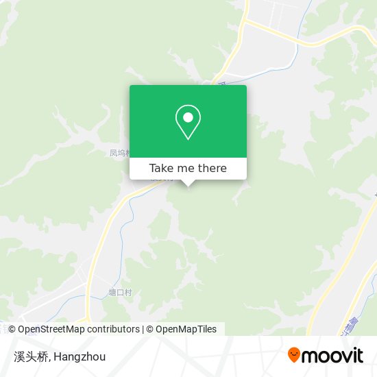 溪头桥 map