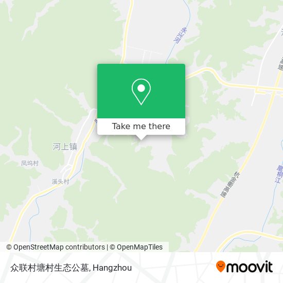 众联村塘村生态公墓 map