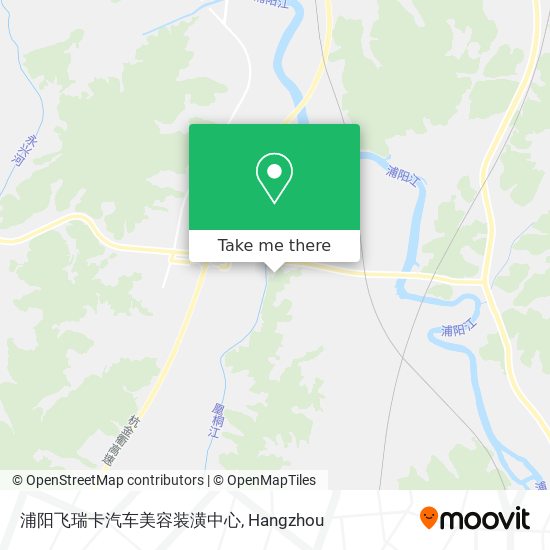 浦阳飞瑞卡汽车美容装潢中心 map