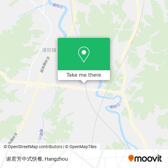 谢君芳中式快餐 map