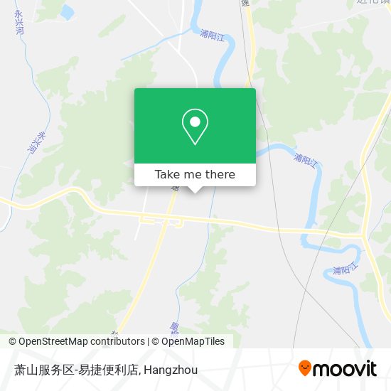萧山服务区-易捷便利店 map