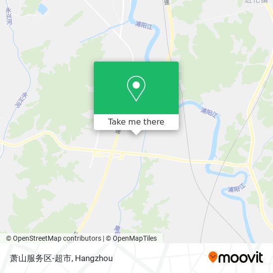 萧山服务区-超市 map