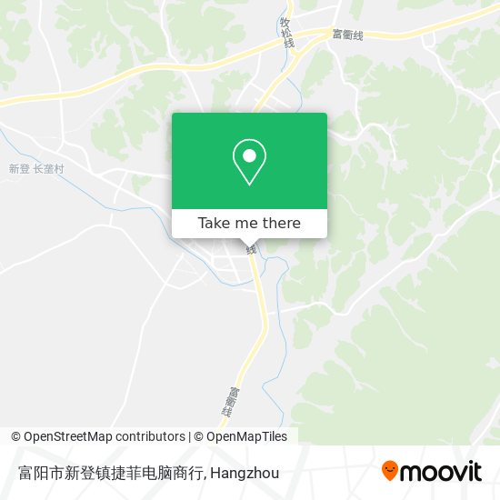 富阳市新登镇捷菲电脑商行 map