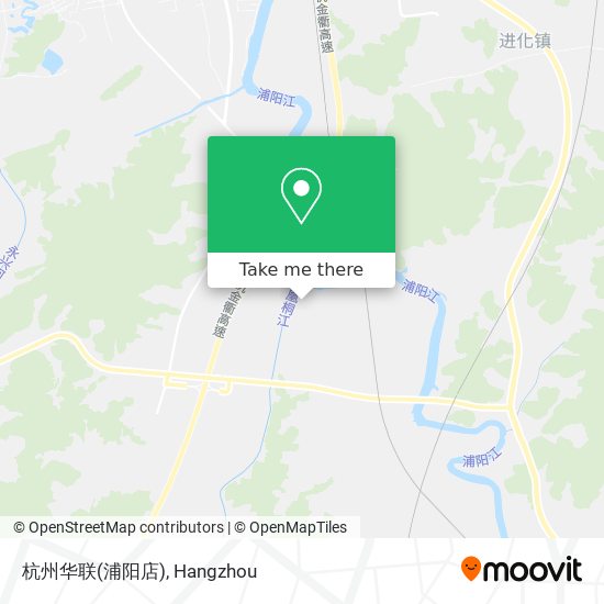 杭州华联(浦阳店) map