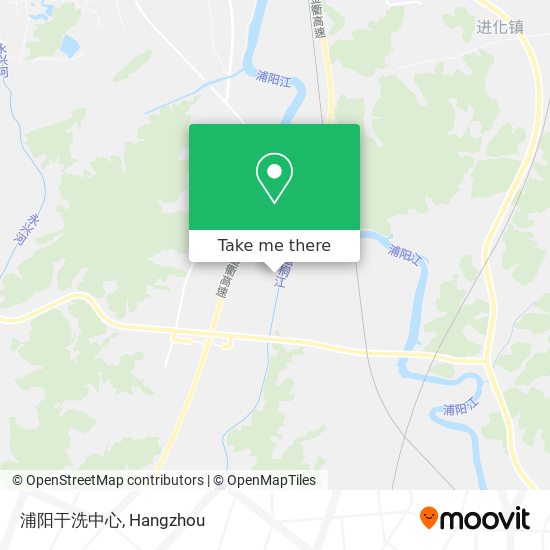浦阳干洗中心 map