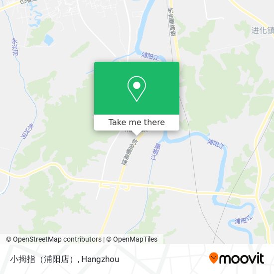 小拇指（浦阳店） map