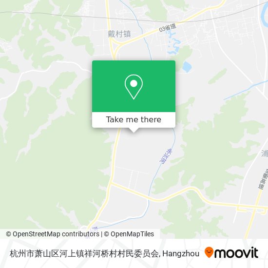 杭州市萧山区河上镇祥河桥村村民委员会 map