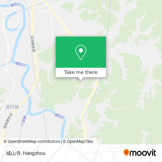 城山寺 map