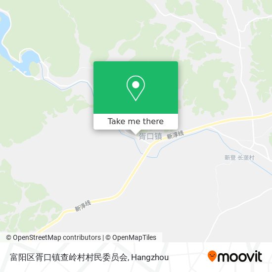富阳区胥口镇查岭村村民委员会 map
