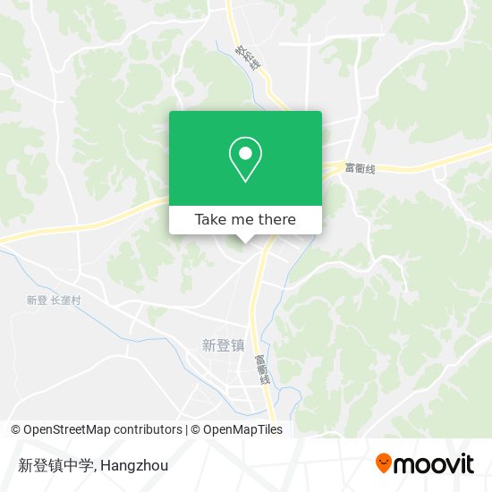 新登镇中学 map