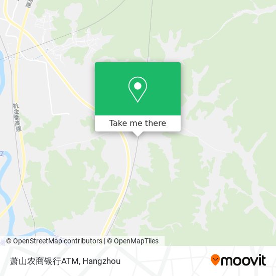 萧山农商银行ATM map