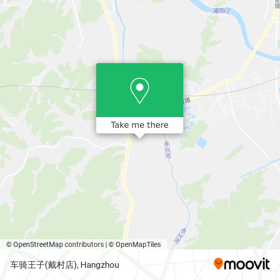 车骑王子(戴村店) map