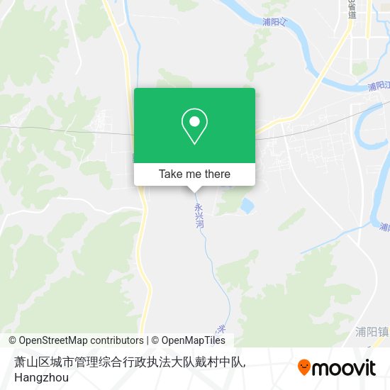 萧山区城市管理综合行政执法大队戴村中队 map