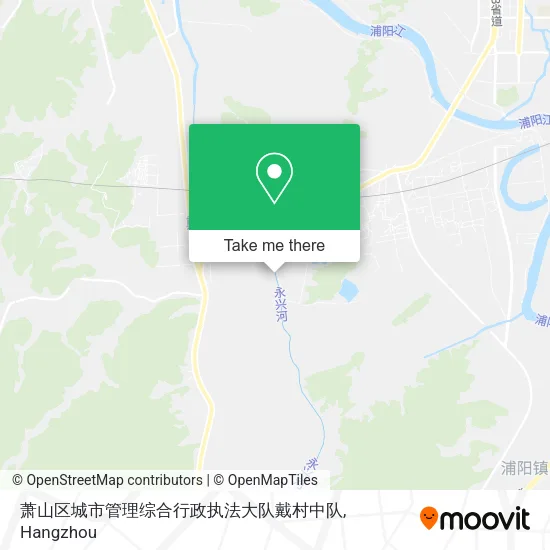 萧山区城市管理综合行政执法大队戴村中队 map