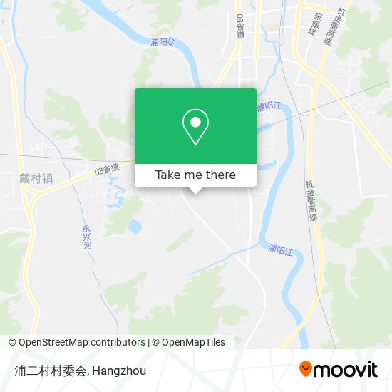 浦二村村委会 map