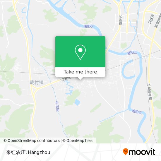 来红农庄 map