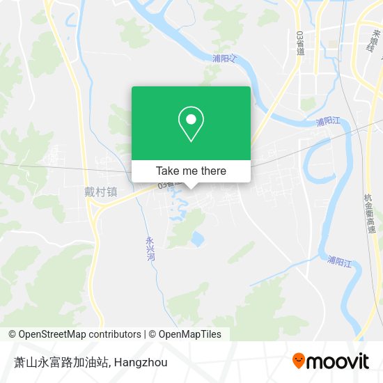 萧山永富路加油站 map