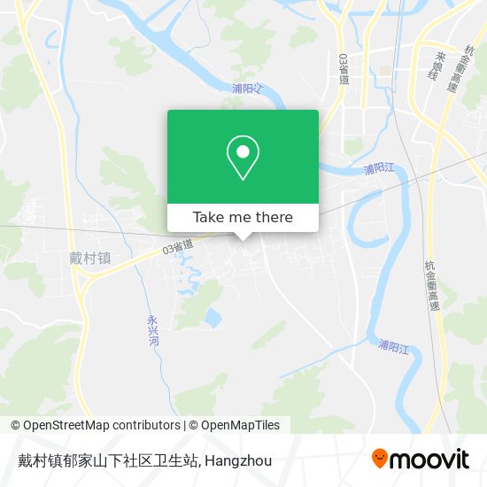 戴村镇郁家山下社区卫生站 map