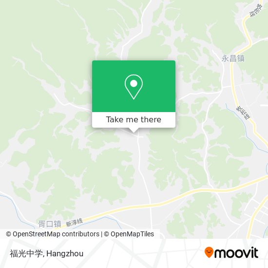 福光中学 map