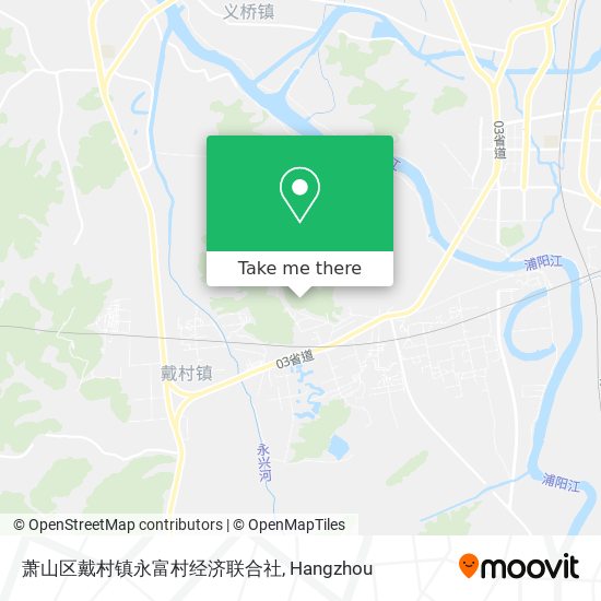 萧山区戴村镇永富村经济联合社 map