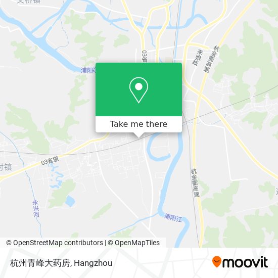杭州青峰大药房 map