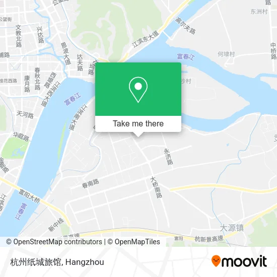 杭州纸城旅馆 map