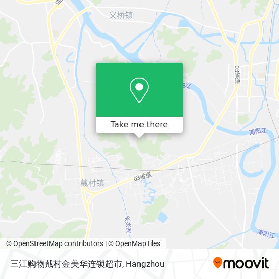 三江购物戴村金美华连锁超市 map