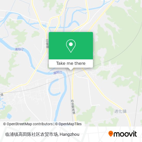 临浦镇高田陈社区农贸市场 map