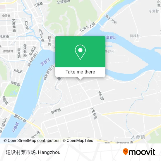 建设村菜市场 map