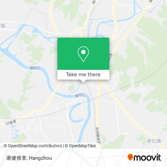 康健推拿 map