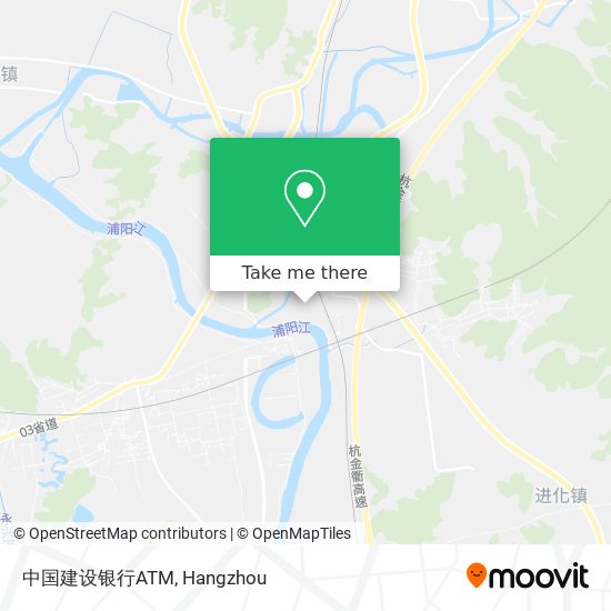 中国建设银行ATM map