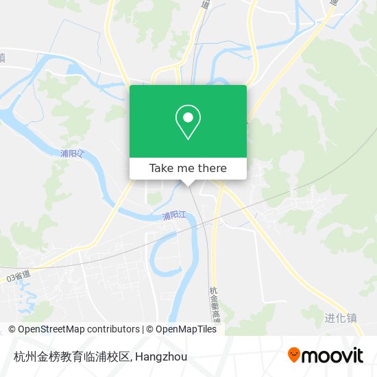 杭州金榜教育临浦校区 map