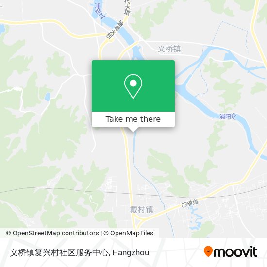 义桥镇复兴村社区服务中心 map