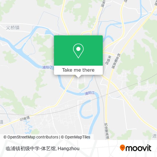 临浦镇初级中学-体艺馆 map