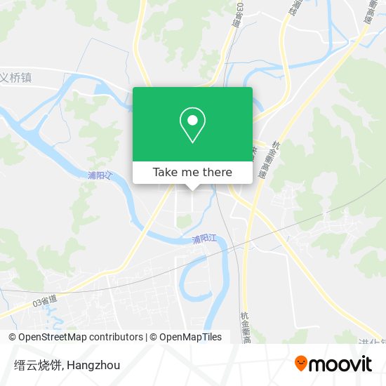 缙云烧饼 map