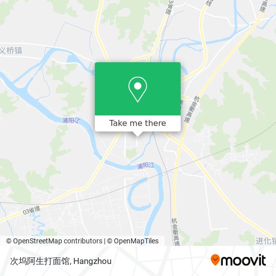 次坞阿生打面馆 map