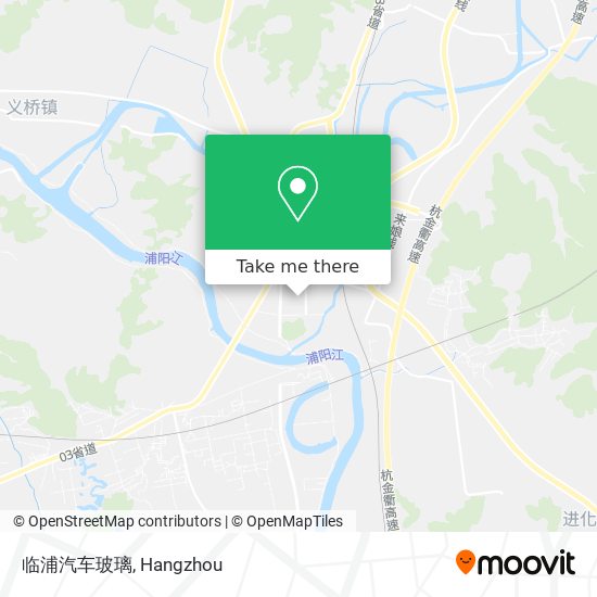 临浦汽车玻璃 map