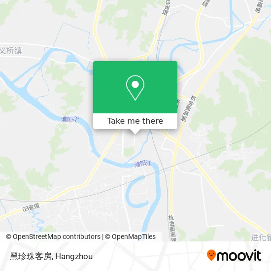 黑珍珠客房 map