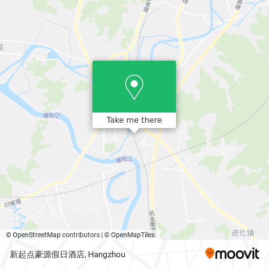 新起点豪源假日酒店 map