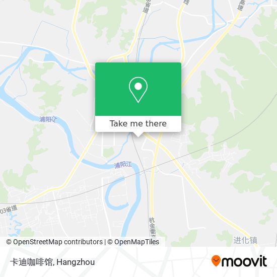 卡迪咖啡馆 map