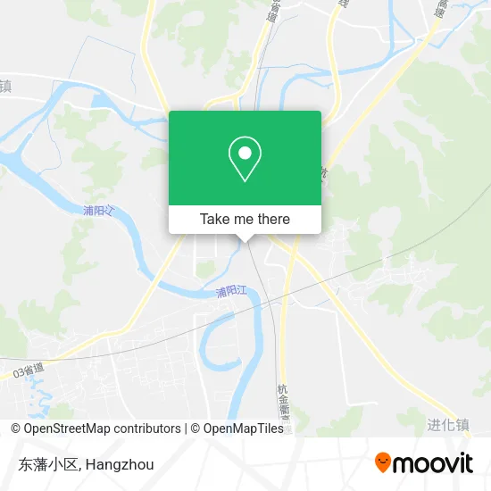 东藩小区 map