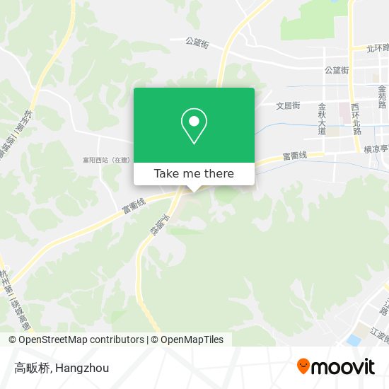 高畈桥 map